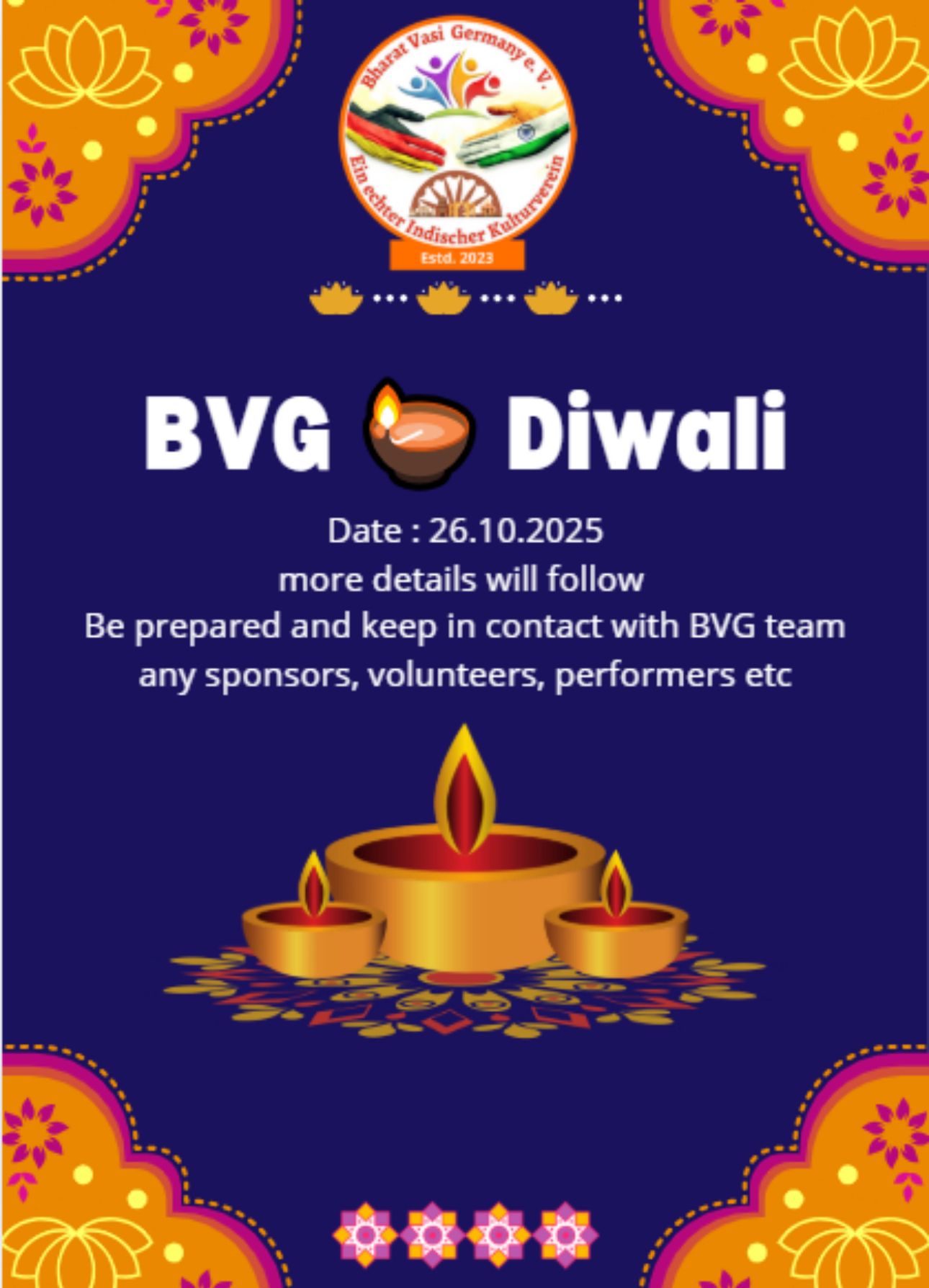 Diwali Event Flyer